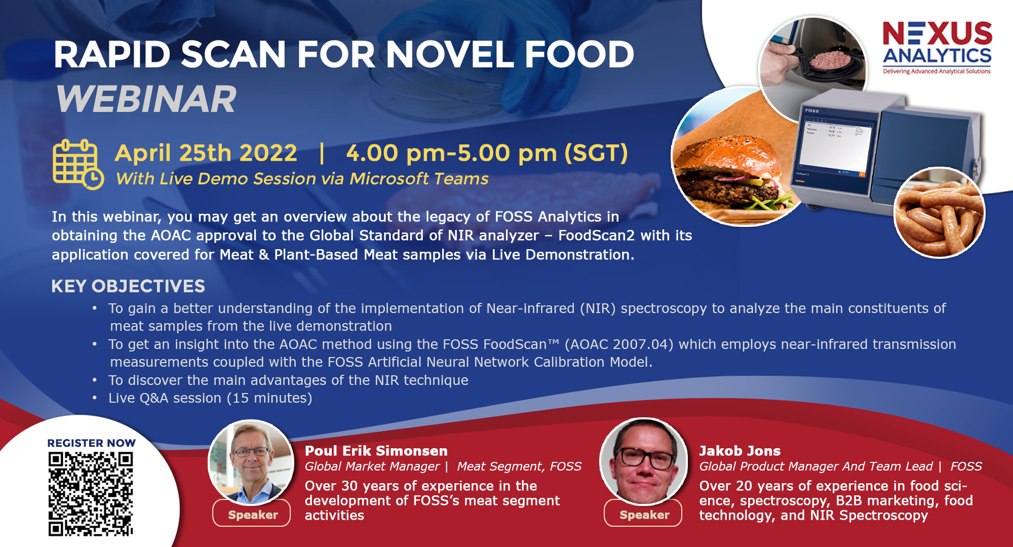 Webinar: Rapid Scan For Novel Food